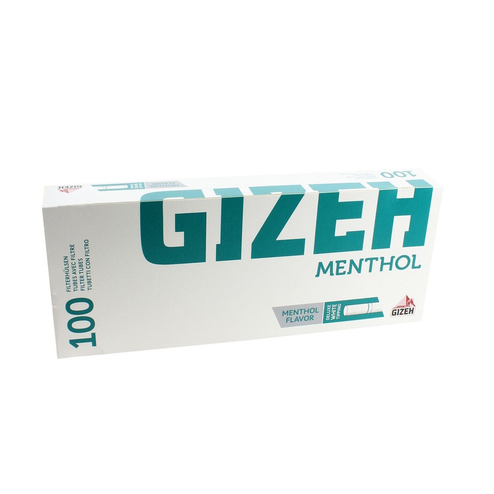 GIZEH MENTHOL 200 Zigtt.-Hülsen (1 Schachtel) - Cigarette Tubes