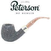 Peterson - Derry Rustic 68 - 9mm Filter Bent Billiard Pipe