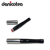 Denicotea - Filtered Cigarette Holder - Gilt Ejector - Black & Silver