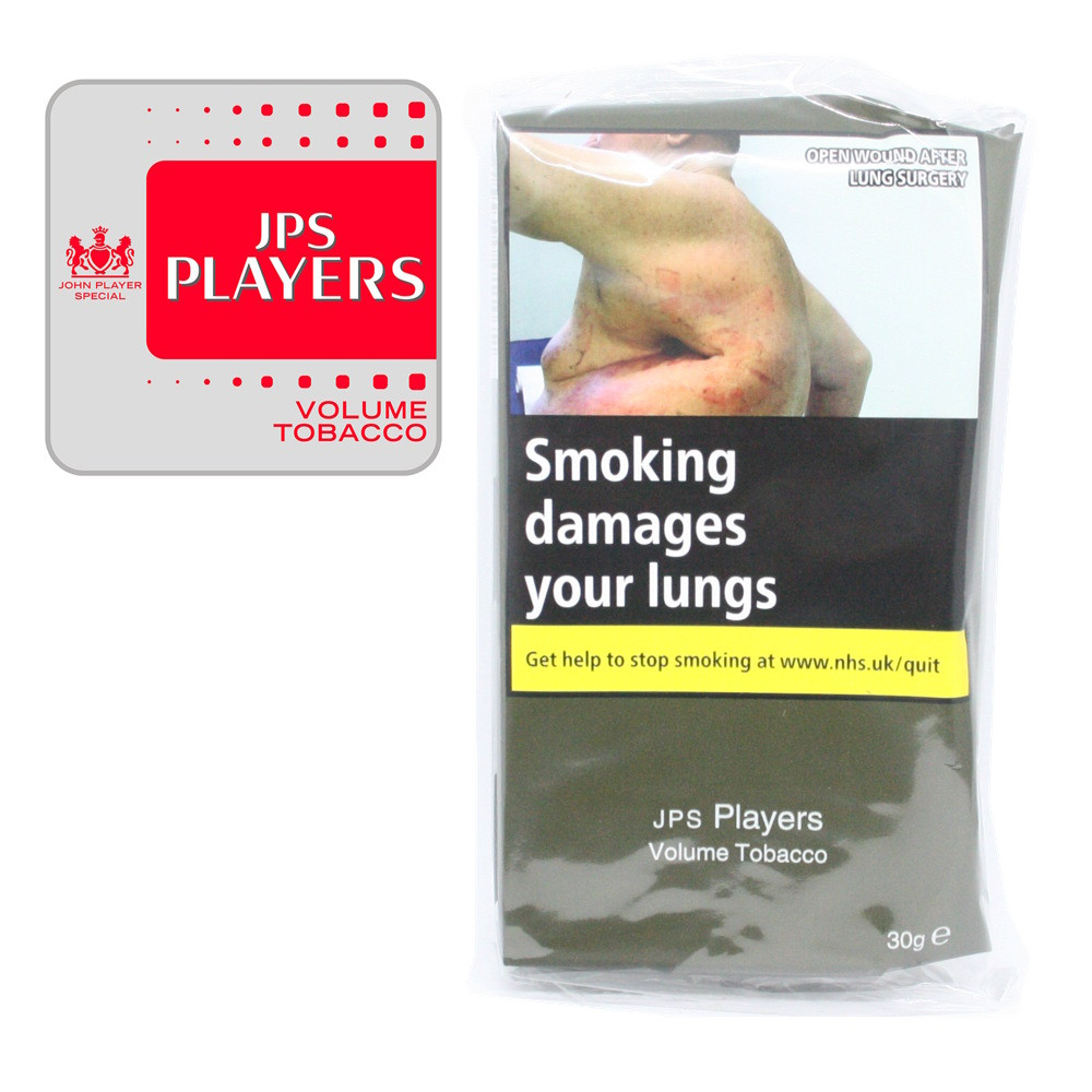 Jps Players Volume Tobacco 30G - Tesco Groceries