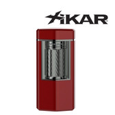 Xikar - Meridian - Triple Soft Flame Lighter - Red & Gunmetal