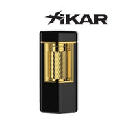 Xikar - Meridian - Triple Soft Flame Lighter - Black & Gold