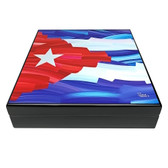 Charlie Turano III - Cuban Flag Humidor - Holds 20 Cigars