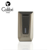 Colibri - Slide - Double Jet Lighter With Cigar Punch - Gunmetal & Black
