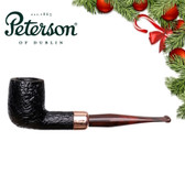Peterson - Christmas Pipe 2020  - X105 Sandblast - 9mm Filter Pipe