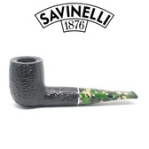 Savinelli - Camouflage Rusticated Black - 101 Pipe - 9mm Filter