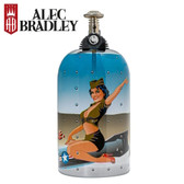 Alec Bradley  - Mega Burner Table Lighter - Pin Up Series Bomb Girl - Limited Edition