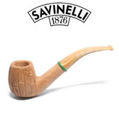 Savinelli - Bamboo Rusticated -602 Pipe - 6mm Filter