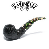 Savinelli - Camouflage Rusticated Black - 642 Pipe - 6mm Filter