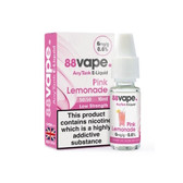 88 Vape - Pink Lemonade E Liquid - 50/50 - 6mg - 20 x 10ml (200ml Total)