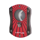 Lotus - Deception Cigar Cutter - Techni-Colour Red Starburst