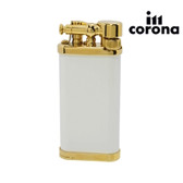 IM Corona - Old Boy - White & Gold Pipe Lighter (64-5110)