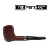 Alfred Dunhill - Ruby Bark - 4  103 - Group 4 - Billiard - White Spot - Silver Band