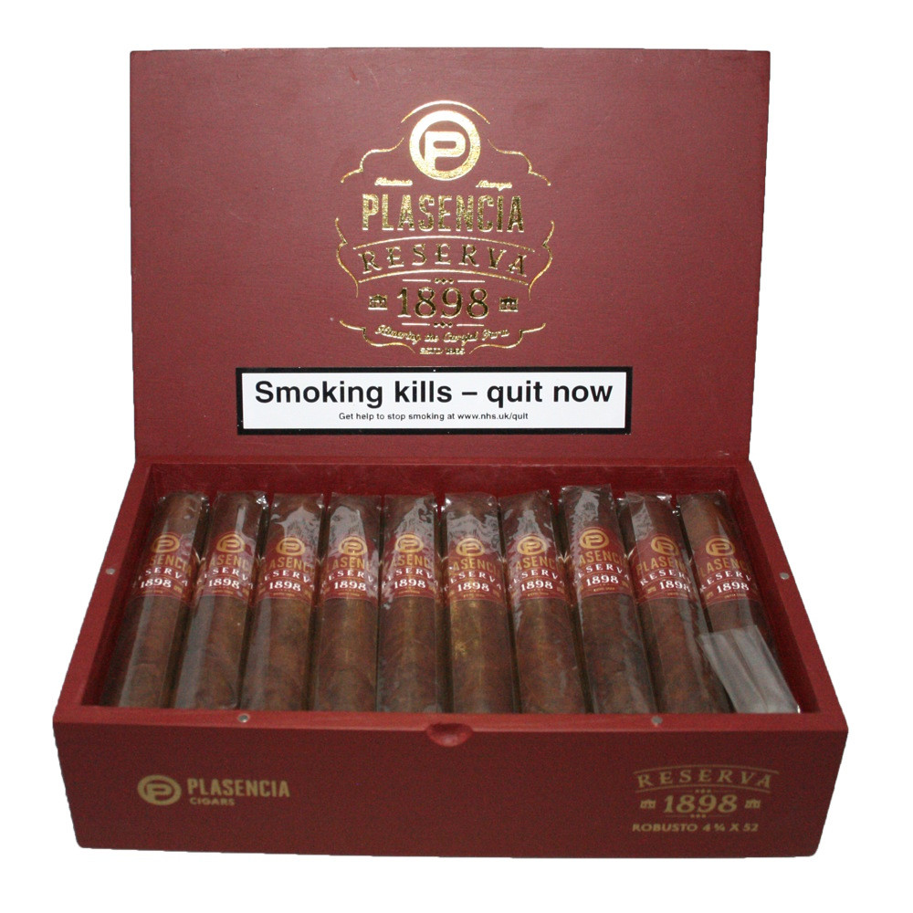 Plasencia - Reserva 1898 - Robusto - Box of 20 Cigars - GQ Tobaccos