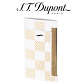 ST Dupont - Slim 7 Flat Flame Lighter - White Checked