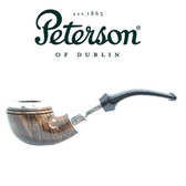 Peterson - Flame Grain Spigot 999 Silver Cap - Fishtail Pipe