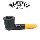 Savinelli - Mini Rustic Yellow Stem 409 - 6mm Filter