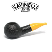 Savinelli - Mini Rustic Yellow Stem 321 - 6mm Filter
