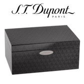 ST Dupont - Firehead Black Humidor - Holds up to 75 Cigars