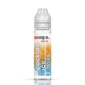 88 Vape - Cocktail Ice - Short Fill 75% VG E-Liquid - 0mg 