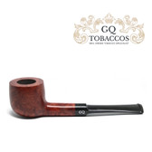 GQ Tobaccos - Tawny Briar - Straight Pot Pipe - Saddle Stem