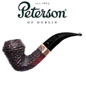 Peterson - Christmas Pipe 2021  - Rusticated Hansom - 9mm Filter 