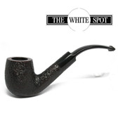 Alfred Dunhill - Shell Briar - 4 202 - Group 4 - Bent Billiard - White Spot