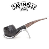 Savinelli - Morellina - Rustic Black - 315 - 9mm Filter Pipe