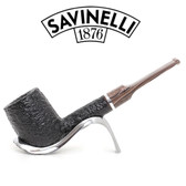 Savinelli - Morellina - Rustic Black - 114 - 9mm Filter Pipe