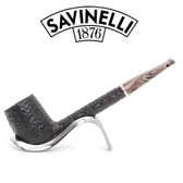 Savinelli - Morellina - Rustic Black - 802 - 6mm Filter Pipe