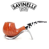 Savinelli - Pulcinella - Smooth Natural - 645 - 9mm Filter Pipe