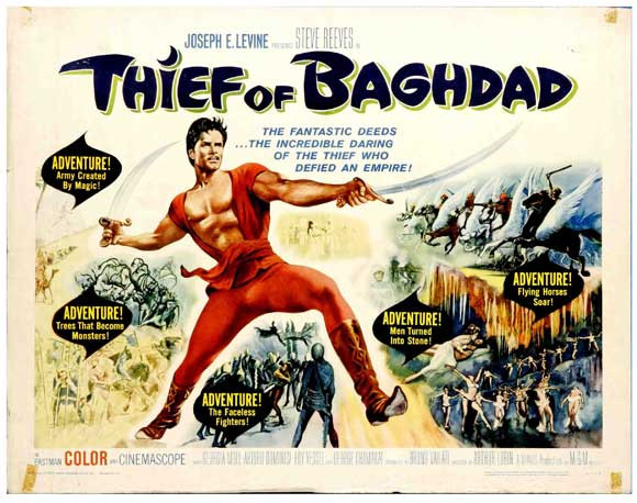 The Thief of Baghdad 1961 DVD Steve Reeves