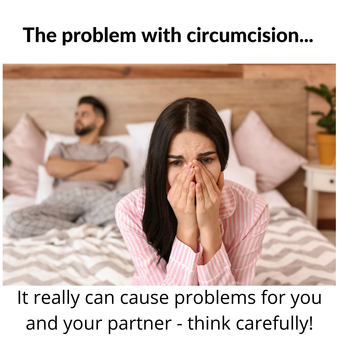 The sexual problems caused by circumcision