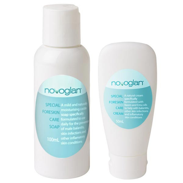 NOVOGLAN Special Foreskin Care Cream and Soap Bundle