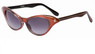 **Trash Monkey Star Red Retro Sunglasses