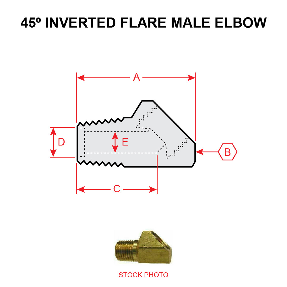 352X5 WEATHERHEAD 45 DEGREE MALE ELBOW - Univair Aircraft Corporation