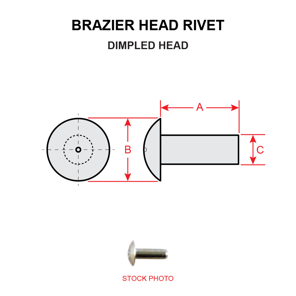 Solid Aluminum Brazier Head Rivet Pack of 1//2 LB - Approximately 1,175 Pieces Green Finish, 3//32 Diameter X 7//16 Length AN455-AD3-7