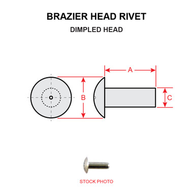 brazier head rivet squeezer