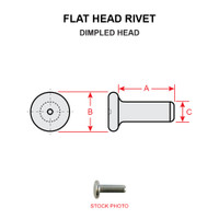 flat head rivet