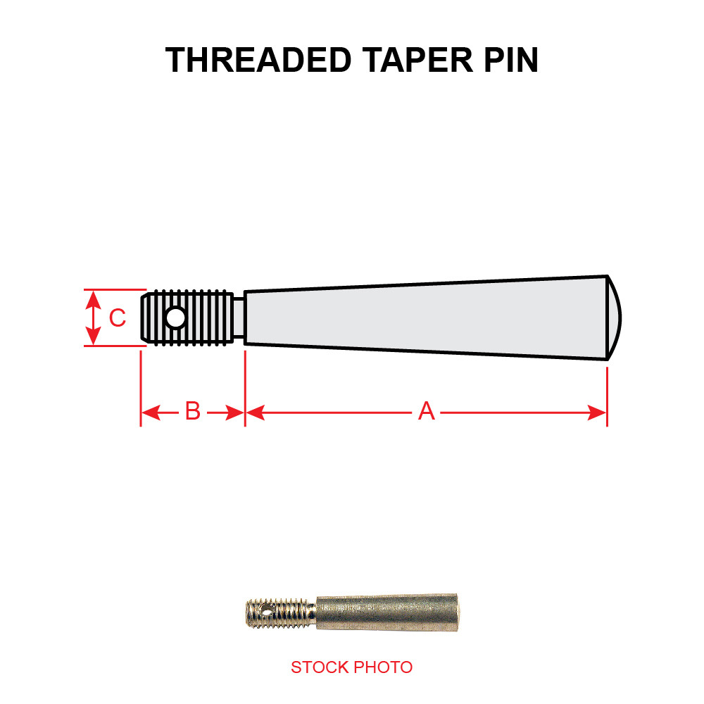 AN38618 THREADED TAPER PIN Univair Aircraft Corporation