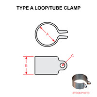 MS27405-10P   LOOP CLAMP - TYPE A