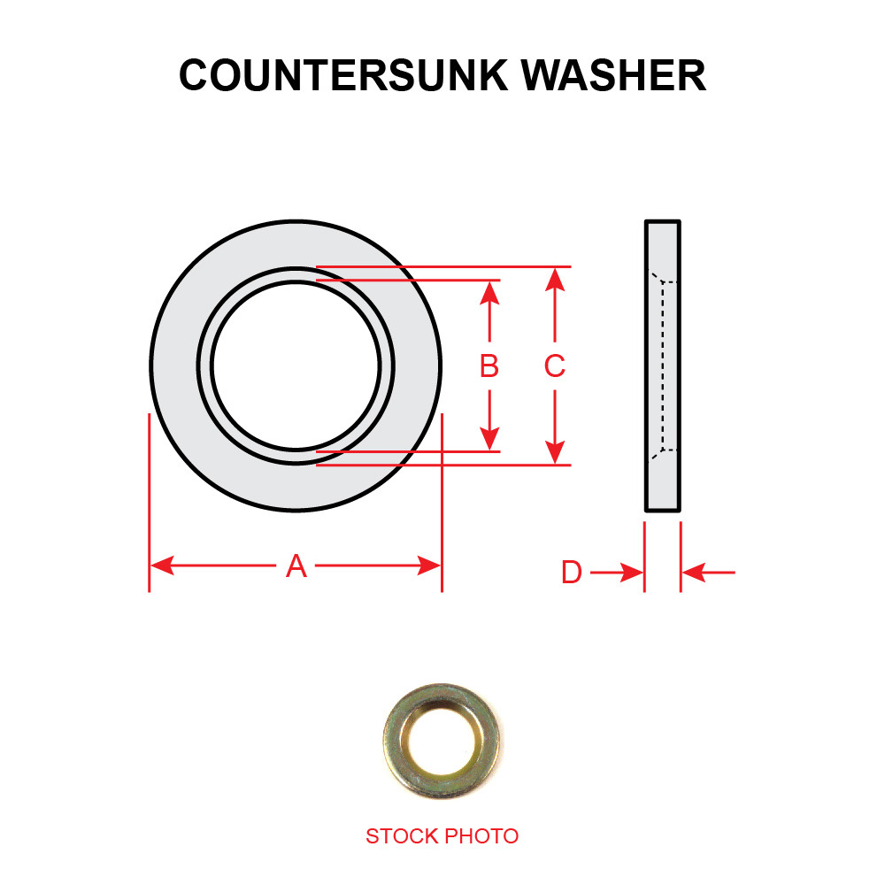 MS20002C7 COUNTERSUNK WASHER Univair Aircraft Corporation