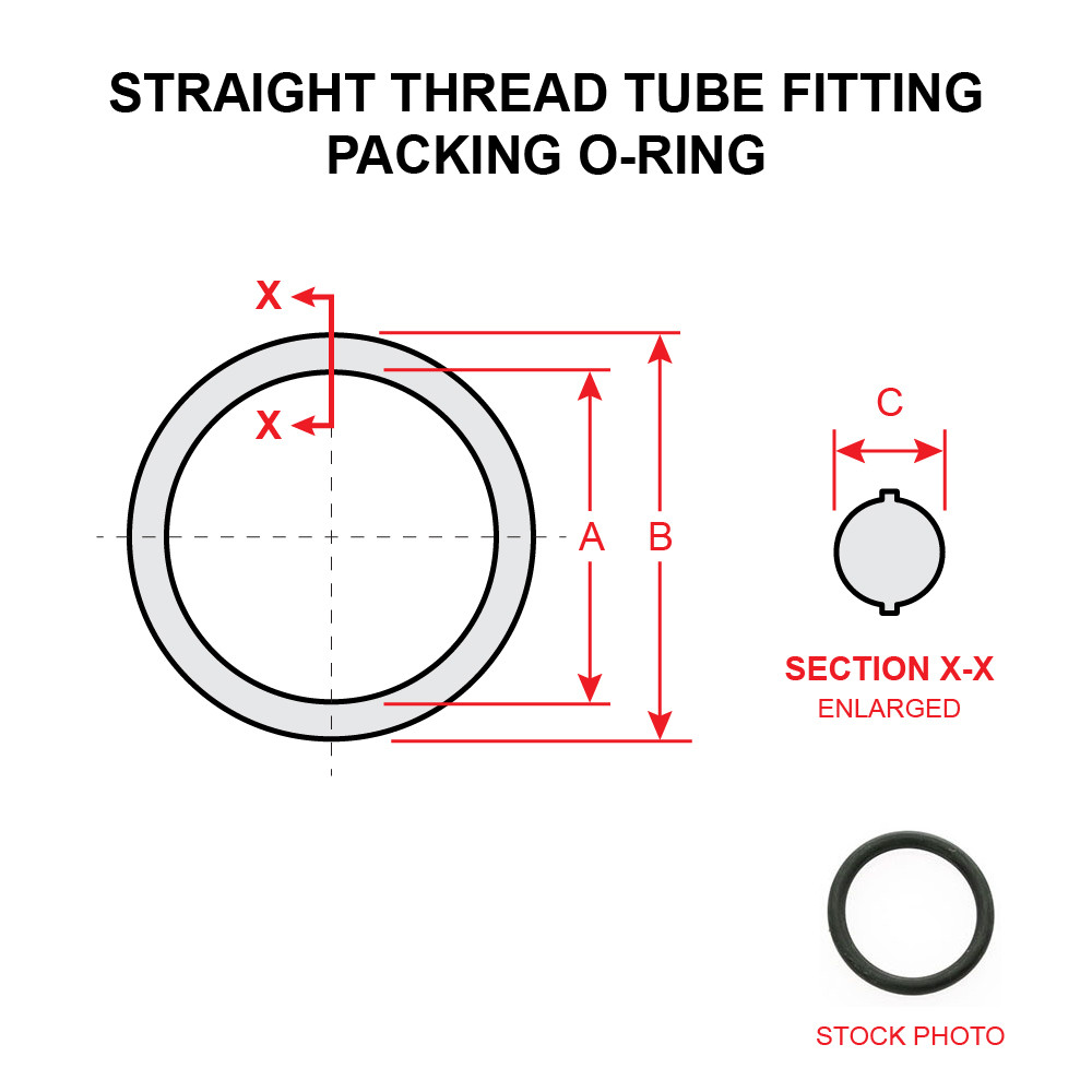 MS287788 STRAIGHT THREAD TUBE FITTING BOSS ORING Univair Aircraft Corporation