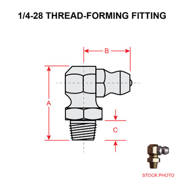 3054-B 90 DEGREE SPECIAL TAPER THREAD-FORMING FITTING - Univair ...