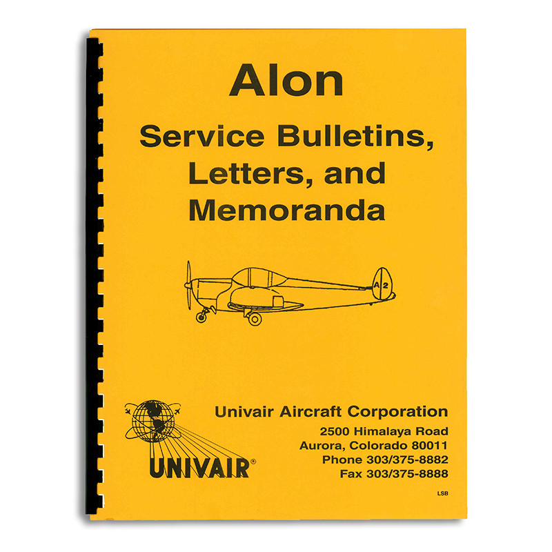 LSB ALON A2 SERVICE BULLETINS Univair Aircraft Corporation