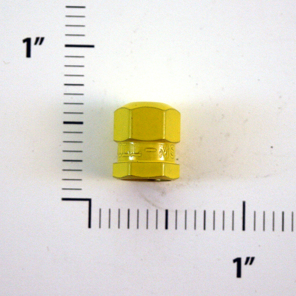 637 VALVE CAP (YELLOW METAL) Univair Aircraft Corporation