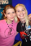 Lisa with Amber Benson from Buffy