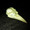 Crow skull pendant, glow in the dark
