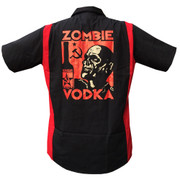 Zombie Vodka red/black work shirt