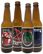 Reusable vinyl beer label variety pack